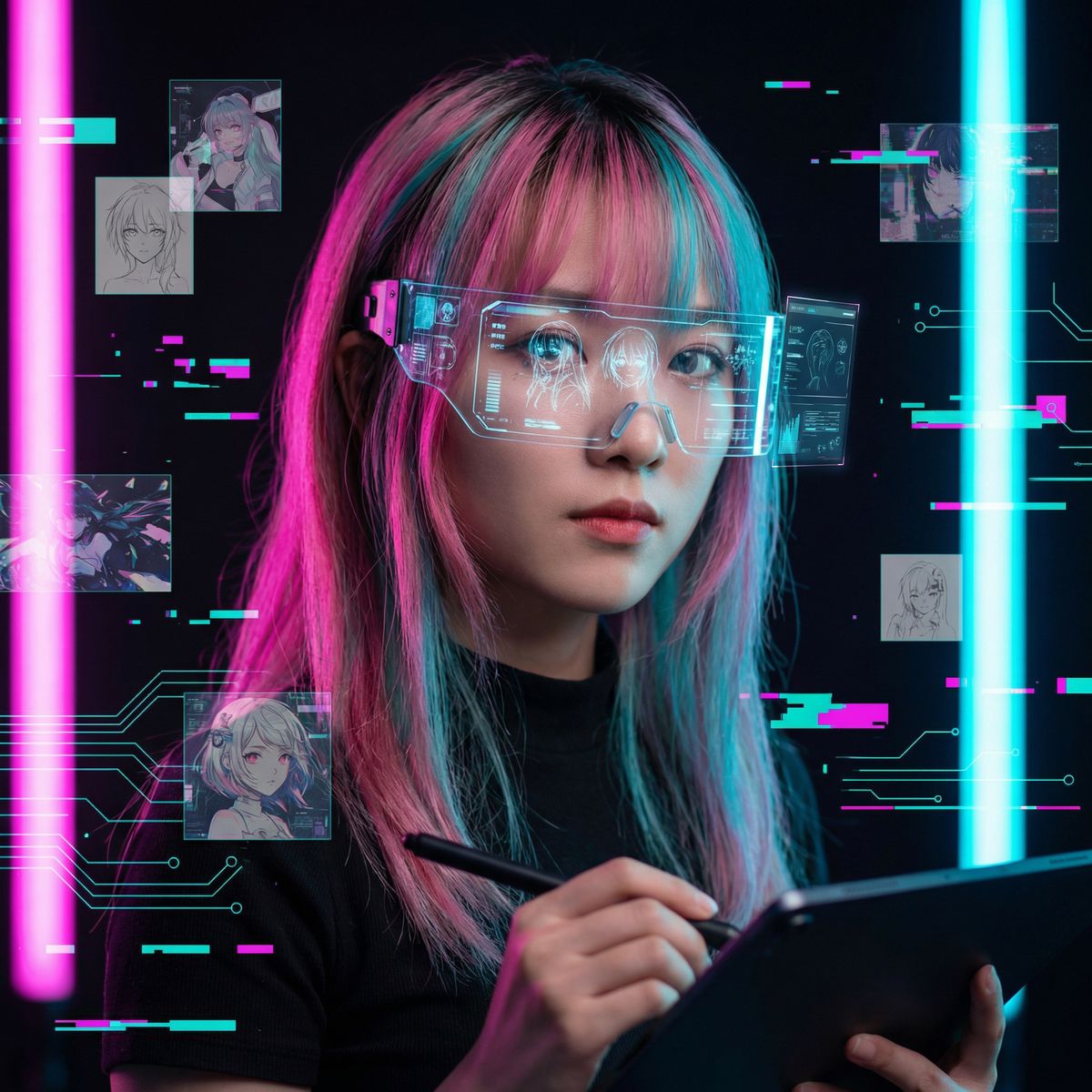 猎奇动漫艺术总监林雨桐