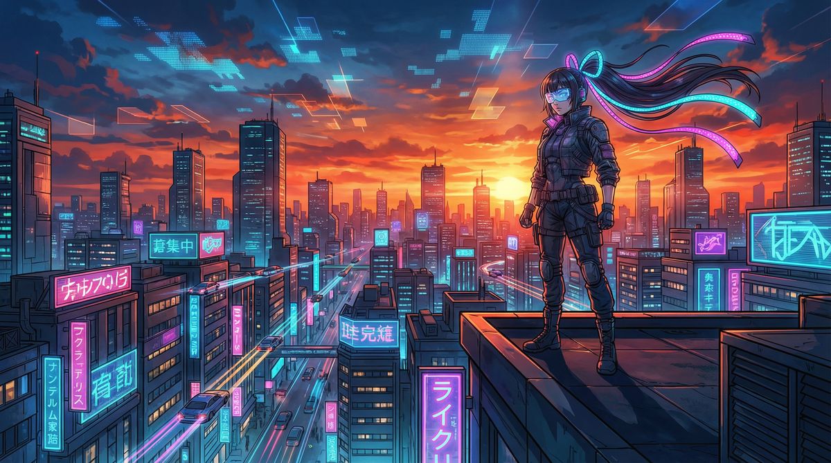 猎奇动漫-都市黄昏天际守望