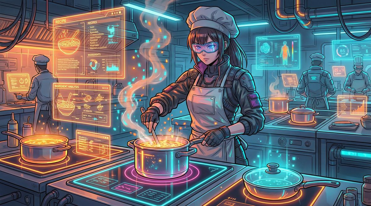 猎奇美食动漫-赛博厨房